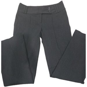 INC International Concepts Bootcut Dress Pants - Black, Button, Pockets